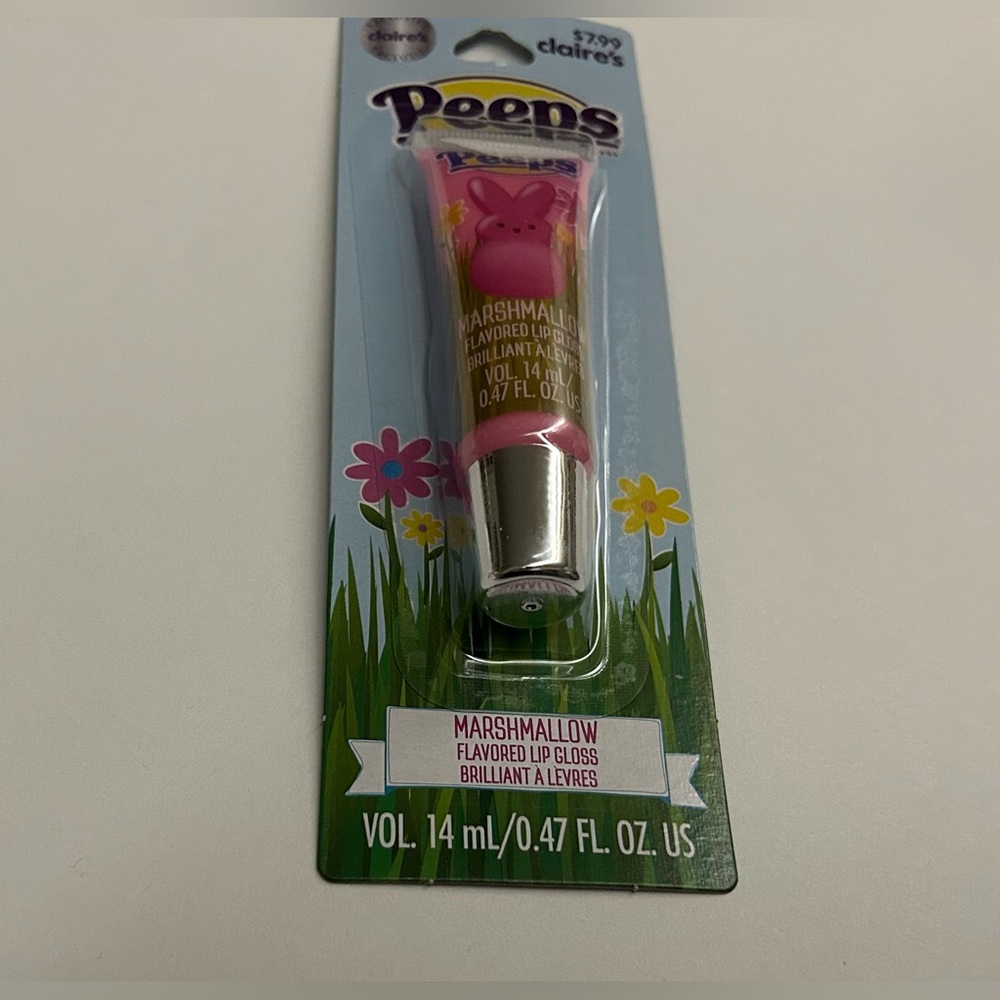New 2 Peeps Claire’s Marshmallow Flavored Lip Gloss - Picture 2 of 8